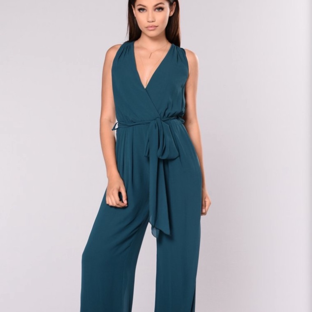 Hera jumpsuit teal large